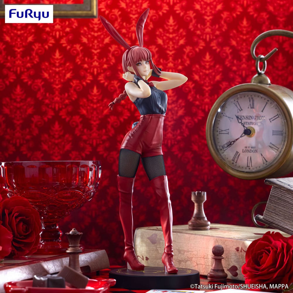 BiCute Bunnies Figure ーマキマ Red ver.ー35個 Chainsaw Man BiCute Bunnies PVC Statue Makima Red Color Ver. 30cm