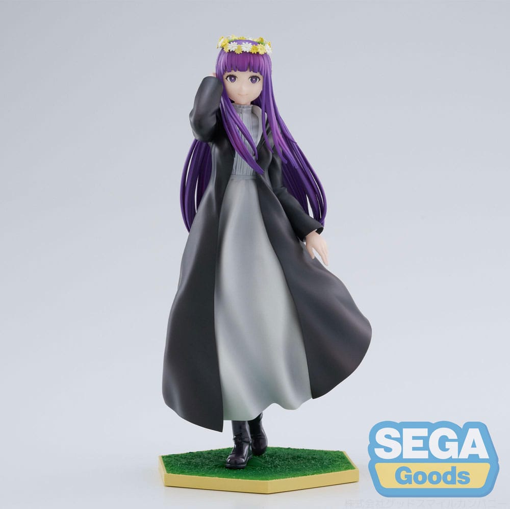 Figurine Frieren : Beyond Journey's End – Statuette Assise 11 Cm PVC, Collection Anime Officielle, Cadeau Parfait Pour Fans