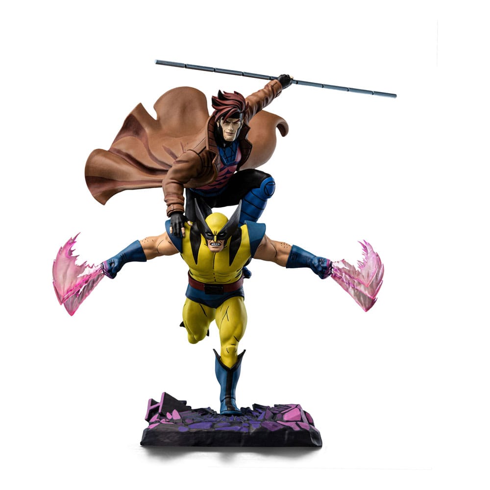 Marvel Deluxe Art Scale Statue 1/10 X-Men´97 Gambit & Wolverine