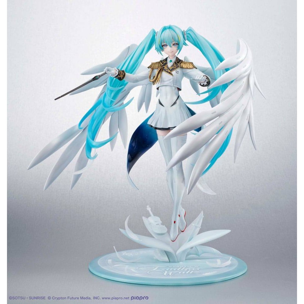 Mobile Suit Gundam x Hatsune Miku Lucrea PVC Statue Hatsune Miku x