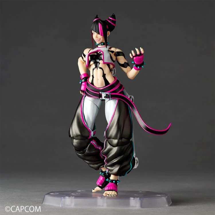 REVOLTECH Amazing Yamaguchi JURI フィギュア Street Fighter 6 Revoltech Amazing Yamaguchi Action Figure Juri