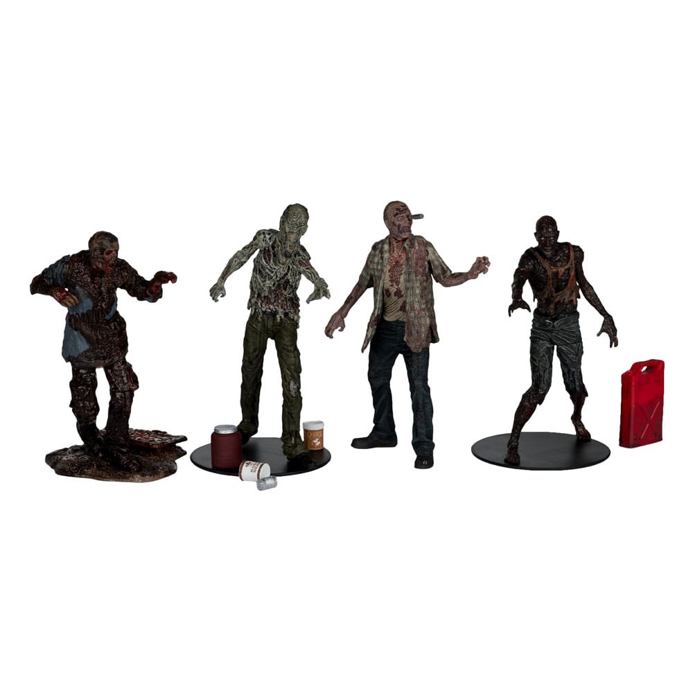 The Walking Dead Action Figures 4-Pack Walkers 13cm – Hobby Figures