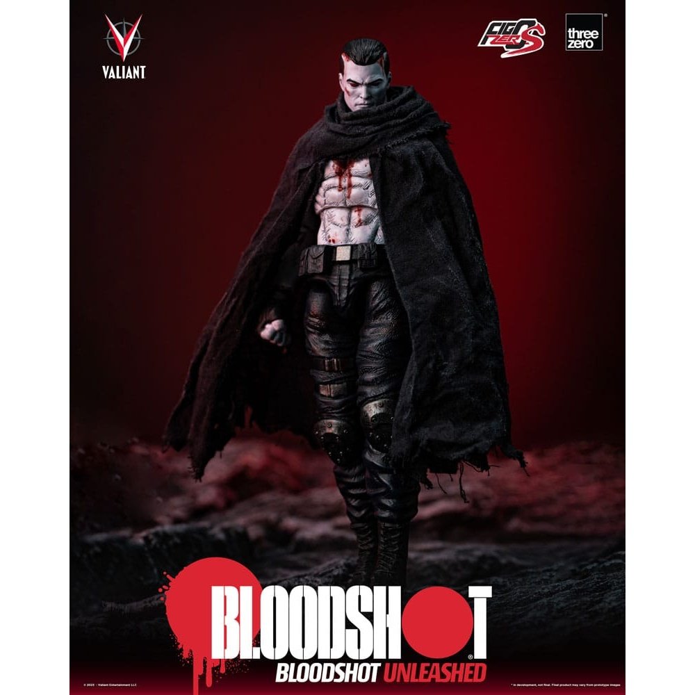 Valiant Comics FigZero S Action Figure 1 12 Bloodshot Unleashed 15cm