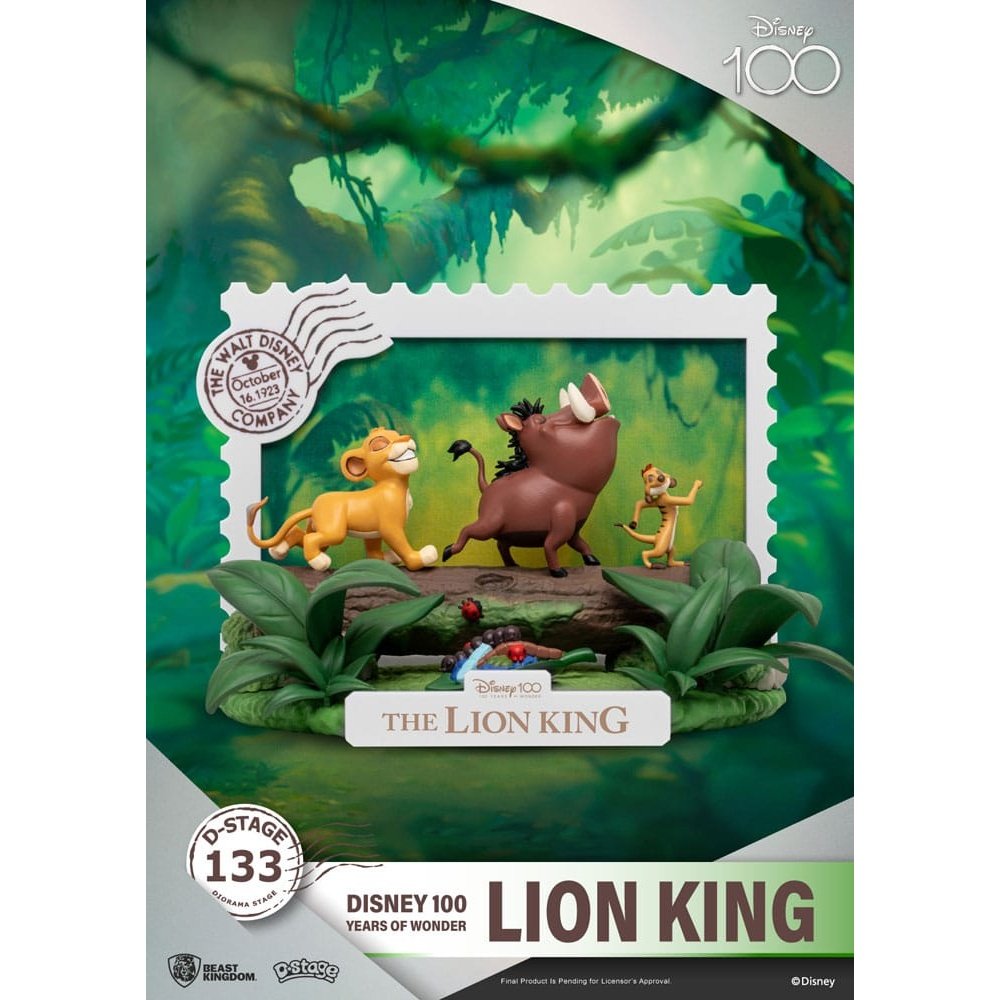 Disney 100 Years of Wonder D Stage PVC Diorama Lion King 10cm Hobby Figures