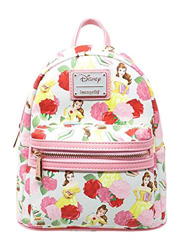 Disney by Loungefly Backpack Beauty and the Beast Belle Rose All Over Print Exclusive