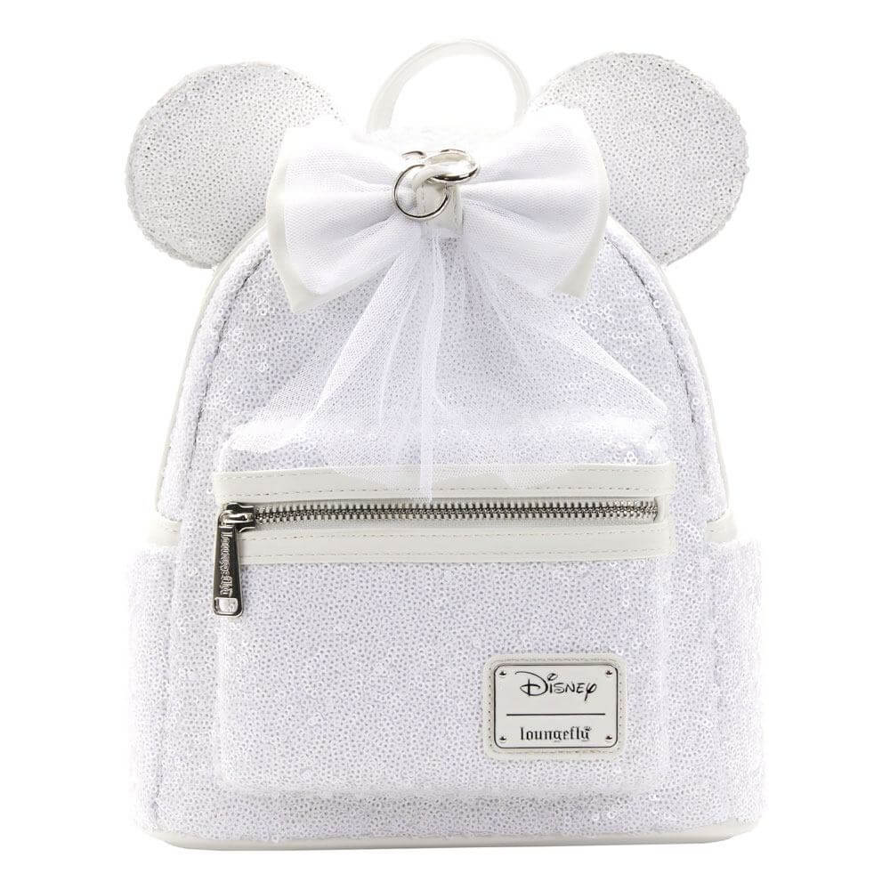 disney mini backpack uk Disney by Loungefly Backpack Minnie Sequin Wedding – Hobby Figures