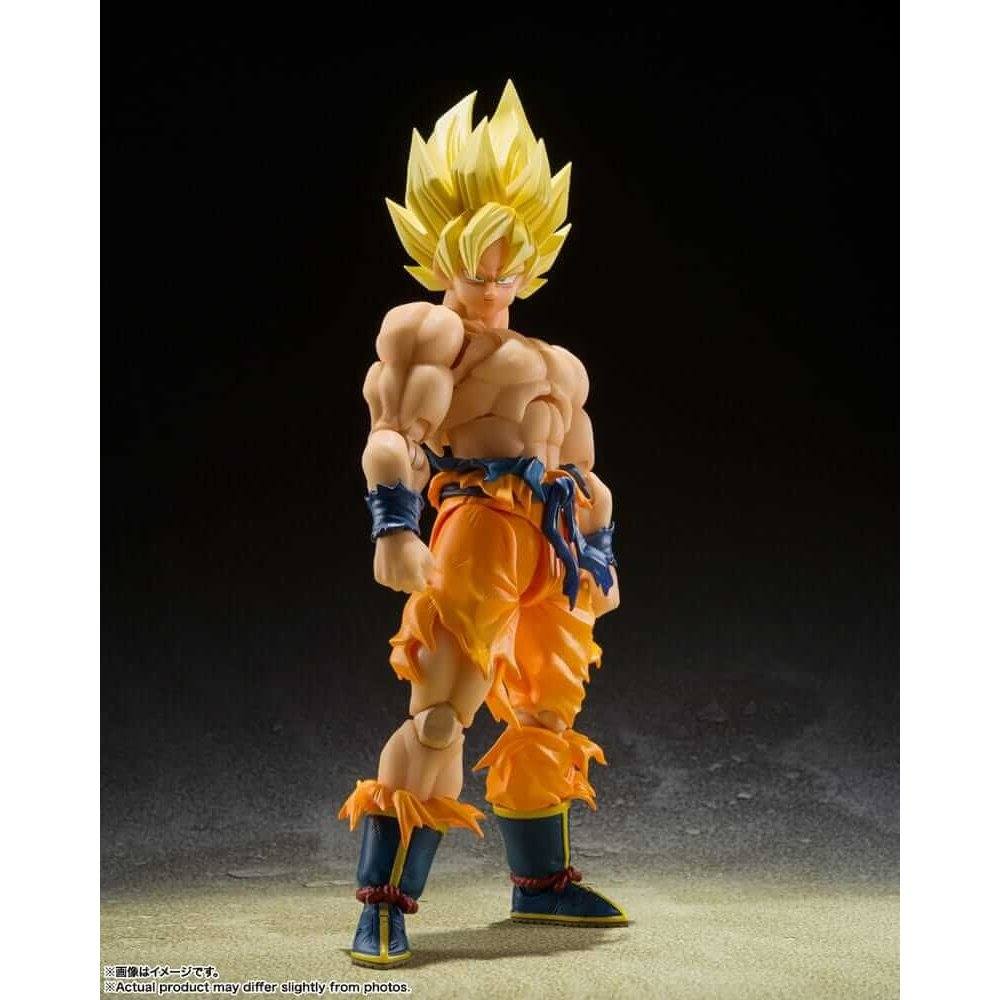 Figurine Goku Super Saiyan Dragon Ball - 29 Cm En PVC - Collection Bureau - Neuf Sans Marque