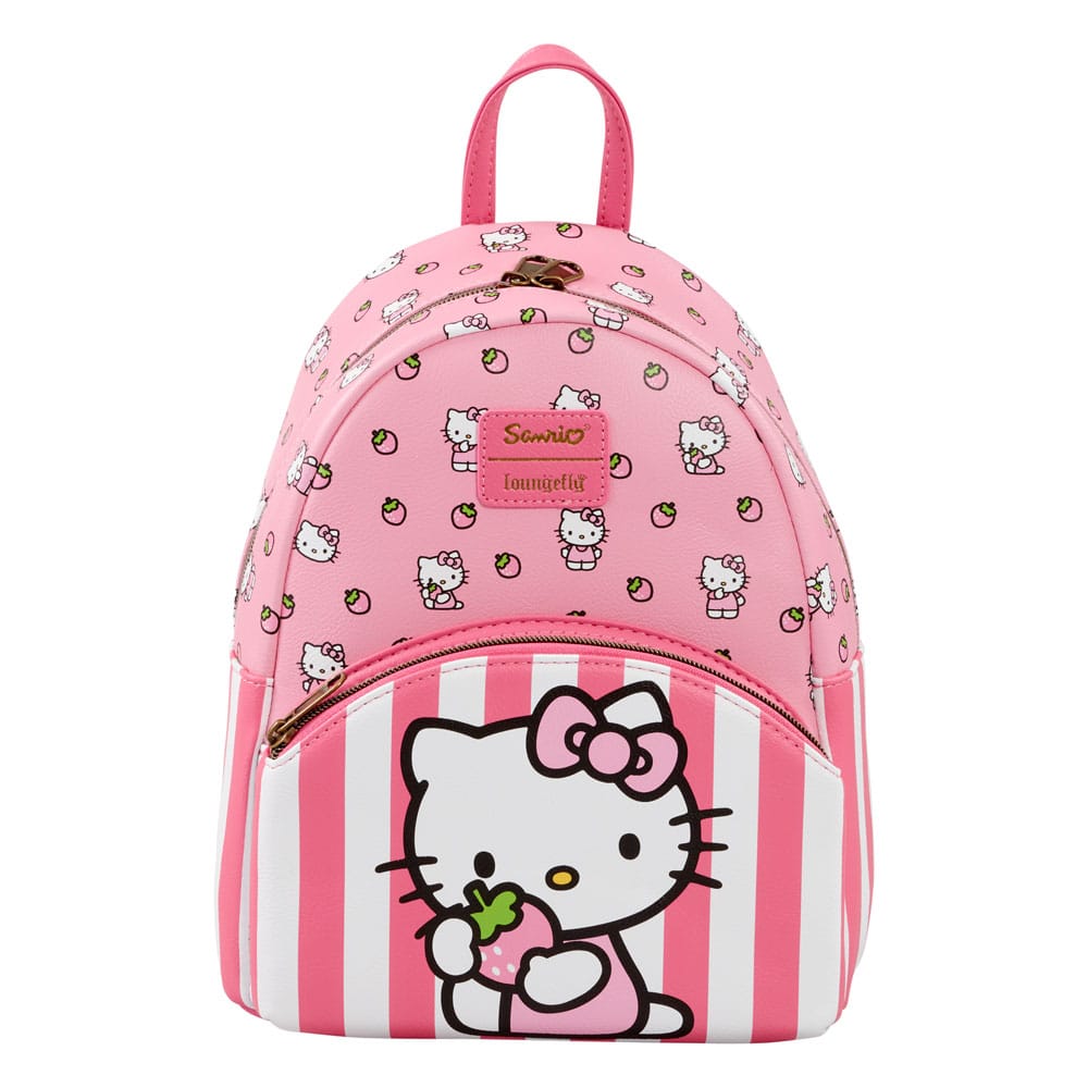 hello kitty backpack uk Hello Kitty by Loungefly Backpack Fruit Stripe heo Exclusive – Hobby Figures