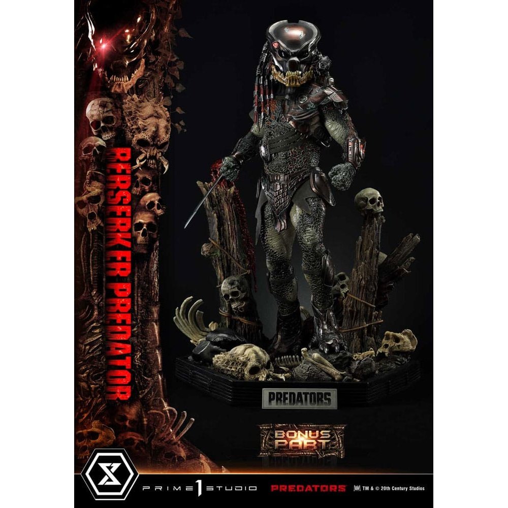 Predators Statue Berserker Predator Deluxe Bonus Version