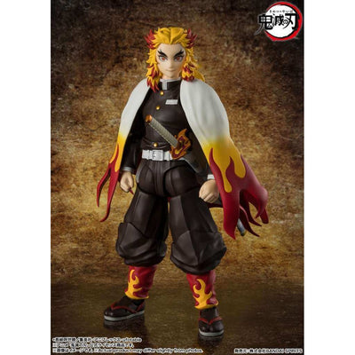 Demon Slayer: Kimetsu no Yaiba S.H. Figuarts Action Figure Kyojuro Rengoku 15cm - Action Figures - Bandai Tamashii Nations - Hobby Figures UK