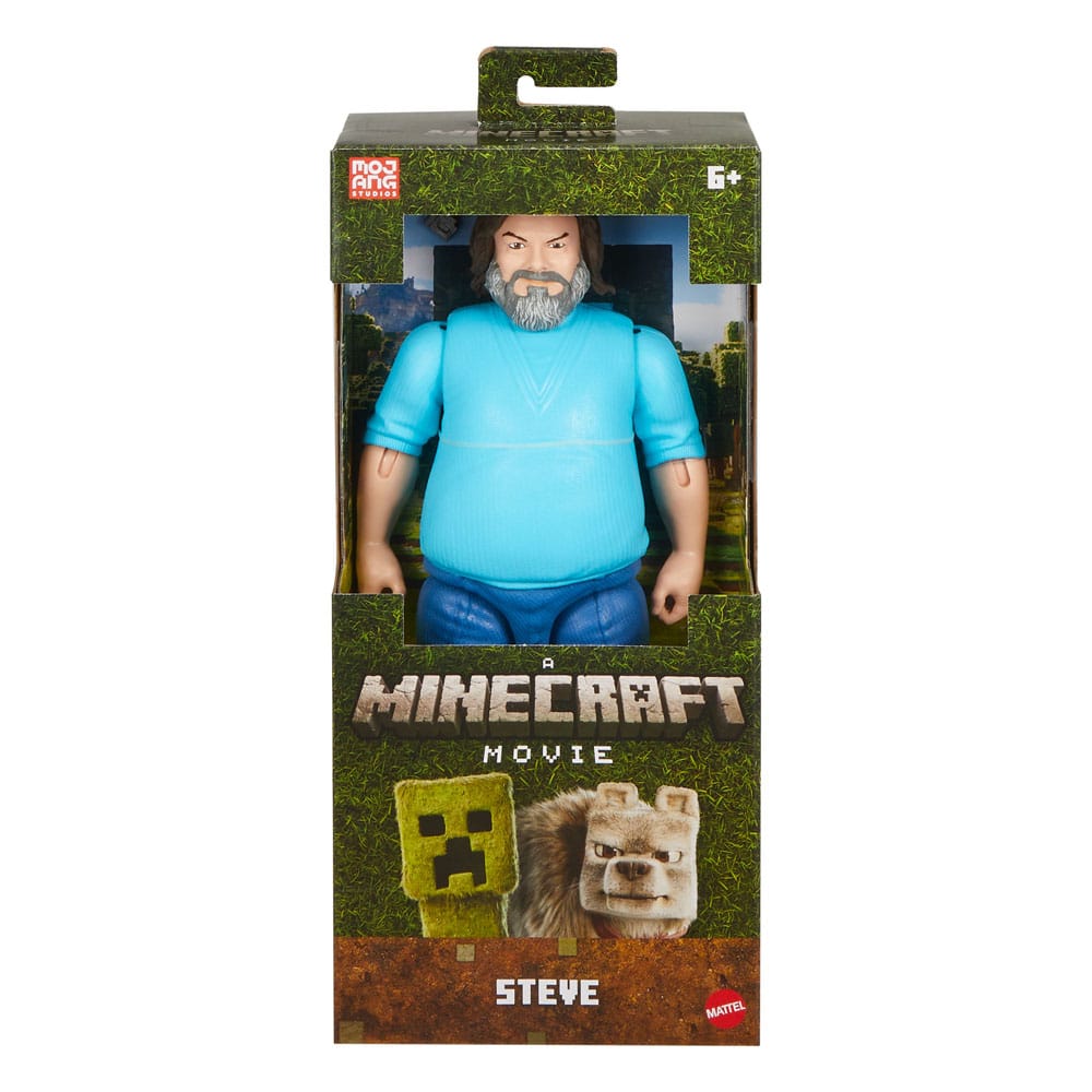A Minecraft Movie Action Figure Large Steve 30cm - Action Figures - Mattel - Hobby Figures UK