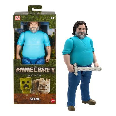 A Minecraft Movie Action Figure Large Steve 30cm - Action Figures - Mattel - Hobby Figures UK