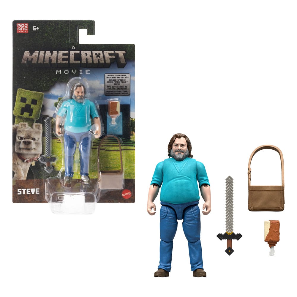 Hobbies Minecraft A Minecraft Movie Action Figure Steve 10cm – Hobby Figures
