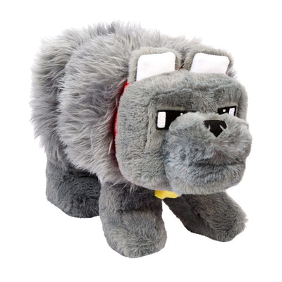 A Minecraft Movie Plush Dennis the Wolf 20cm - Plush - Mattel - Hobby Figures UK