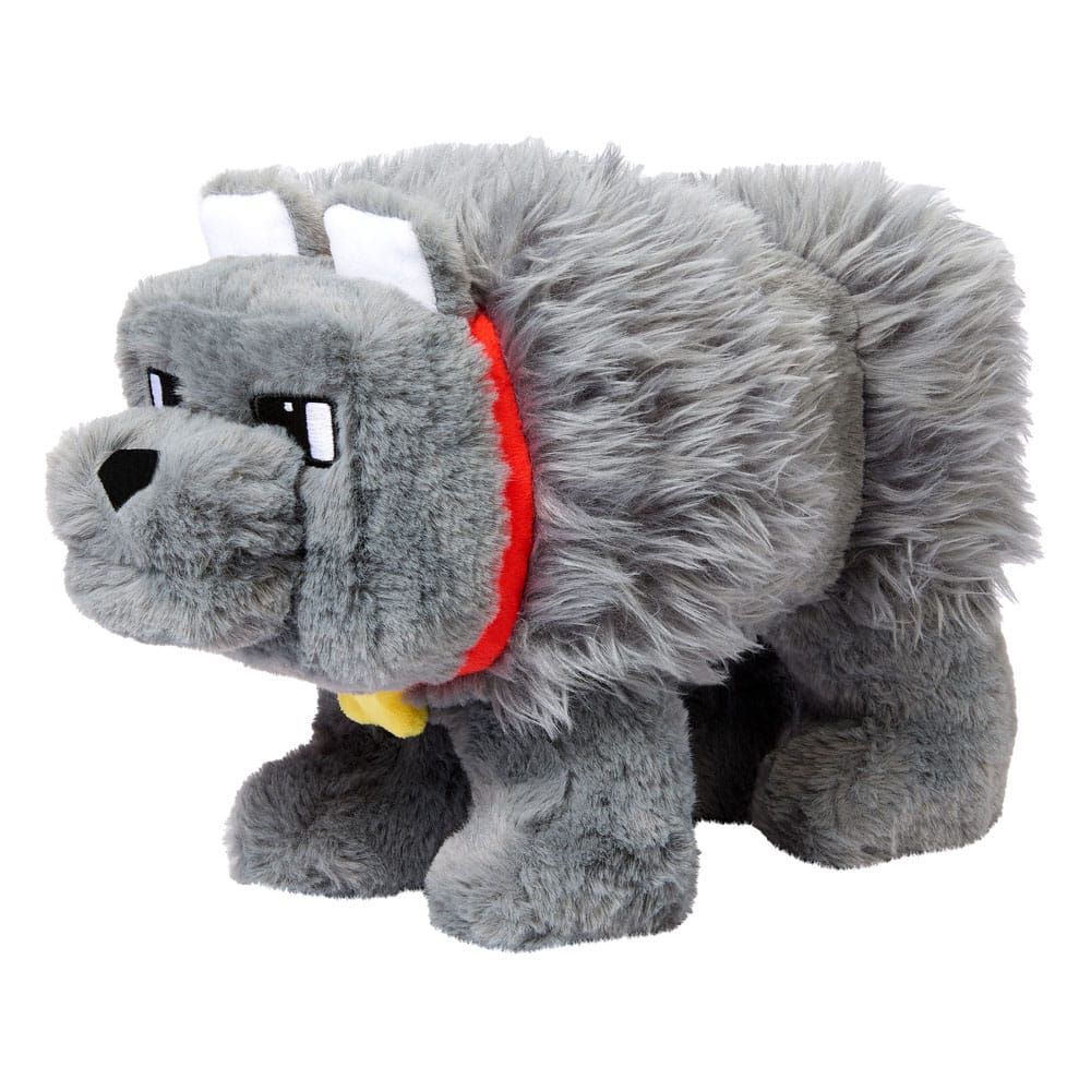 A Minecraft Movie Plush Dennis the Wolf 20cm - Plush - Mattel - Hobby Figures UK