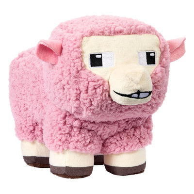 A Minecraft Movie Plush Figure Pink Sheep 20cm - Plush - Mattel - Hobby Figures UK