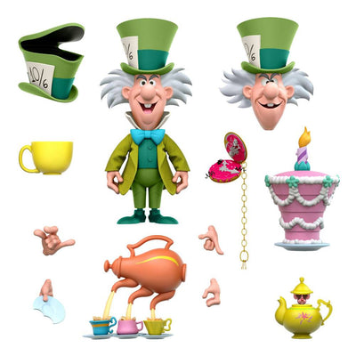Alice in Wonderland Disney Ultimates Action Figure The Tea Time Mad Hatter 18cm - Action Figures - Super7 - Hobby Figures UK