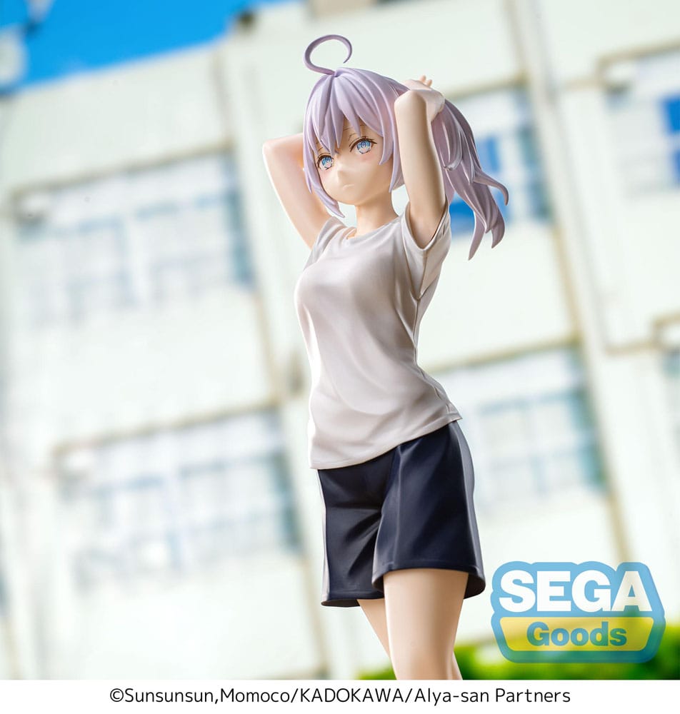 Alya Sometimes Hides Her Feelings in Russian Luminasta PVC Statue Alya Gym Clothes 19cm - Scale Statue - Sega - Hobby Figures UK