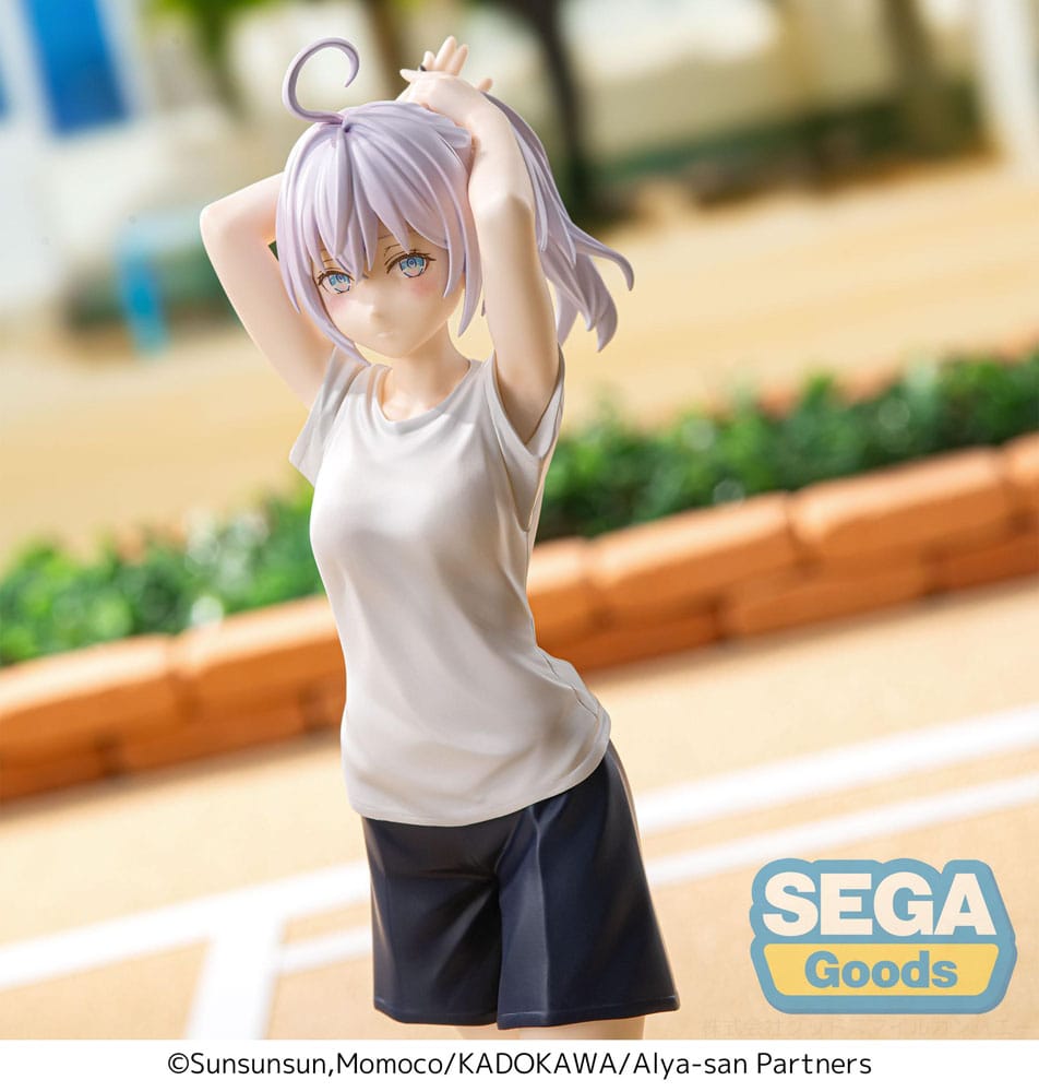 Alya Sometimes Hides Her Feelings in Russian Luminasta PVC Statue Alya Gym Clothes 19cm - Scale Statue - Sega - Hobby Figures UK