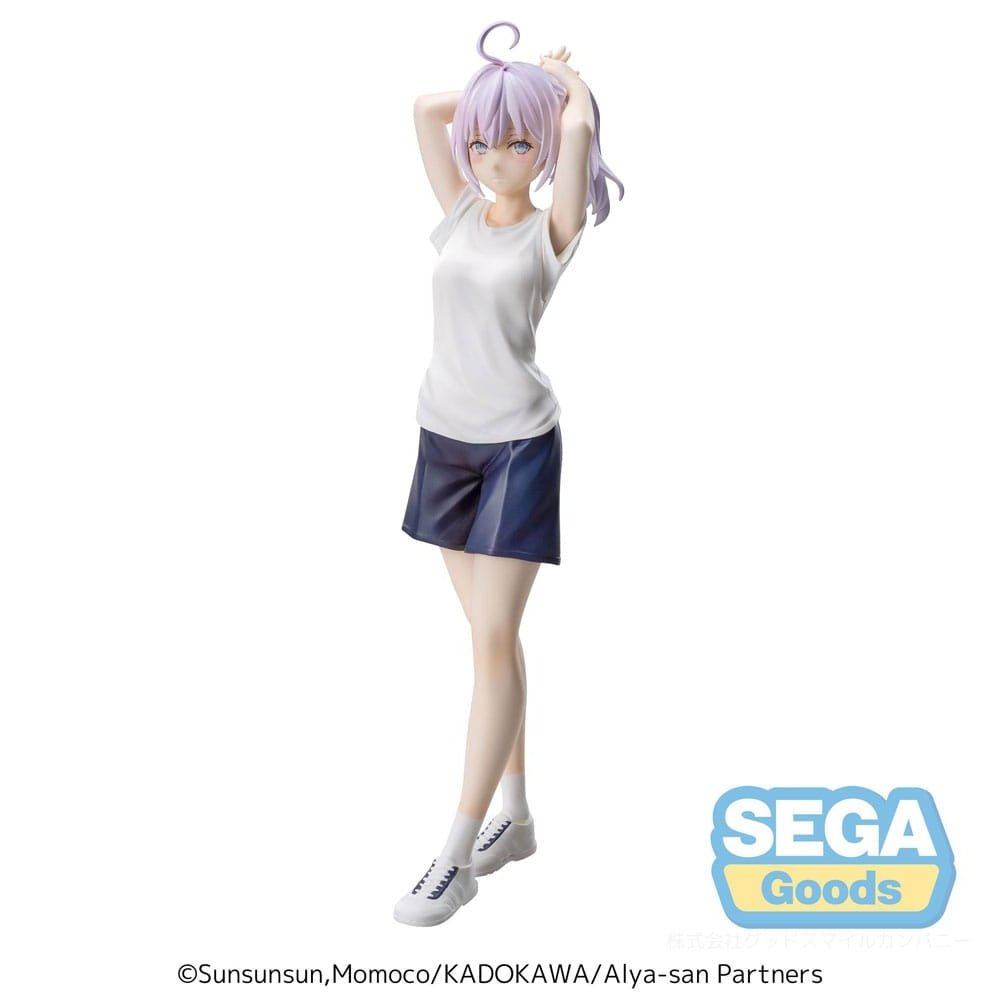 Alya Sometimes Hides Her Feelings in Russian Luminasta PVC Statue Alya Gym Clothes 19cm - Scale Statue - Sega - Hobby Figures UK