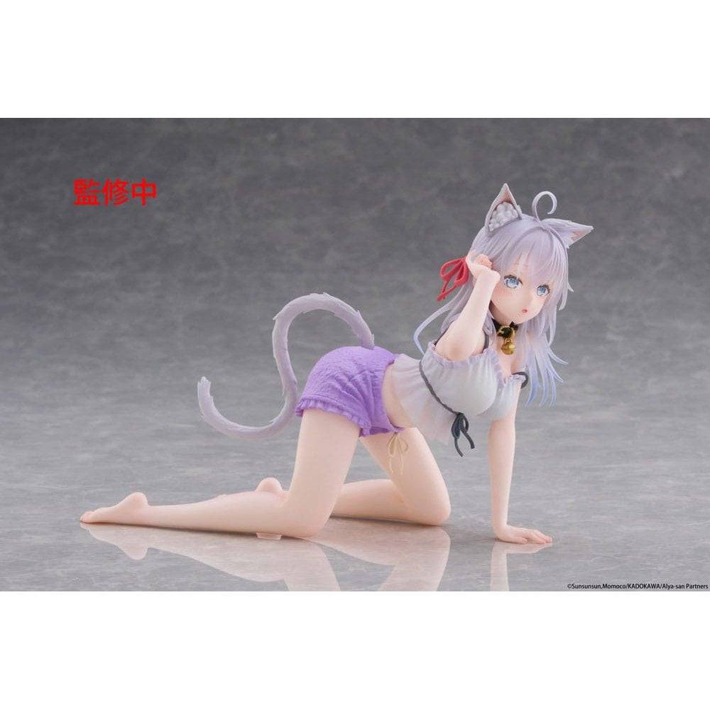Alya Sometimes Hides Her Feelings in Russian PVC Statue Desktop Cute Figure Alya Cat Ear Roomwear Ver. 13cm - Scale Statue - Taito Prize - Hobby Figures UK
