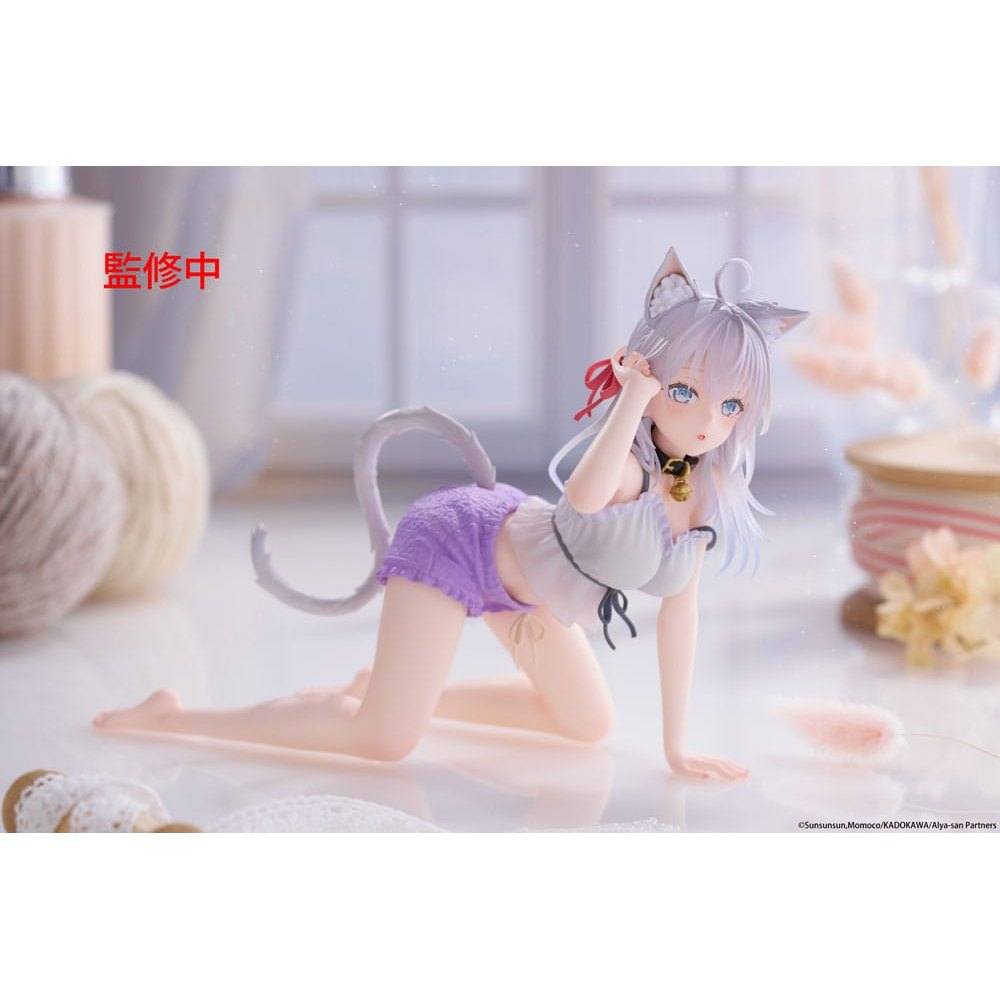Alya Sometimes Hides Her Feelings in Russian PVC Statue Desktop Cute Figure Alya Cat Ear Roomwear Ver. 13cm - Scale Statue - Taito Prize - Hobby Figures UK