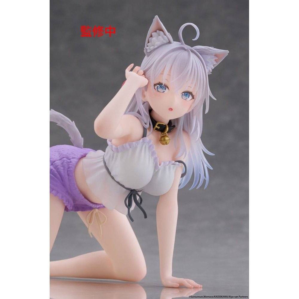 Alya Sometimes Hides Her Feelings in Russian PVC Statue Desktop Cute Figure Alya Cat Ear Roomwear Ver. 13cm - Scale Statue - Taito Prize - Hobby Figures UK