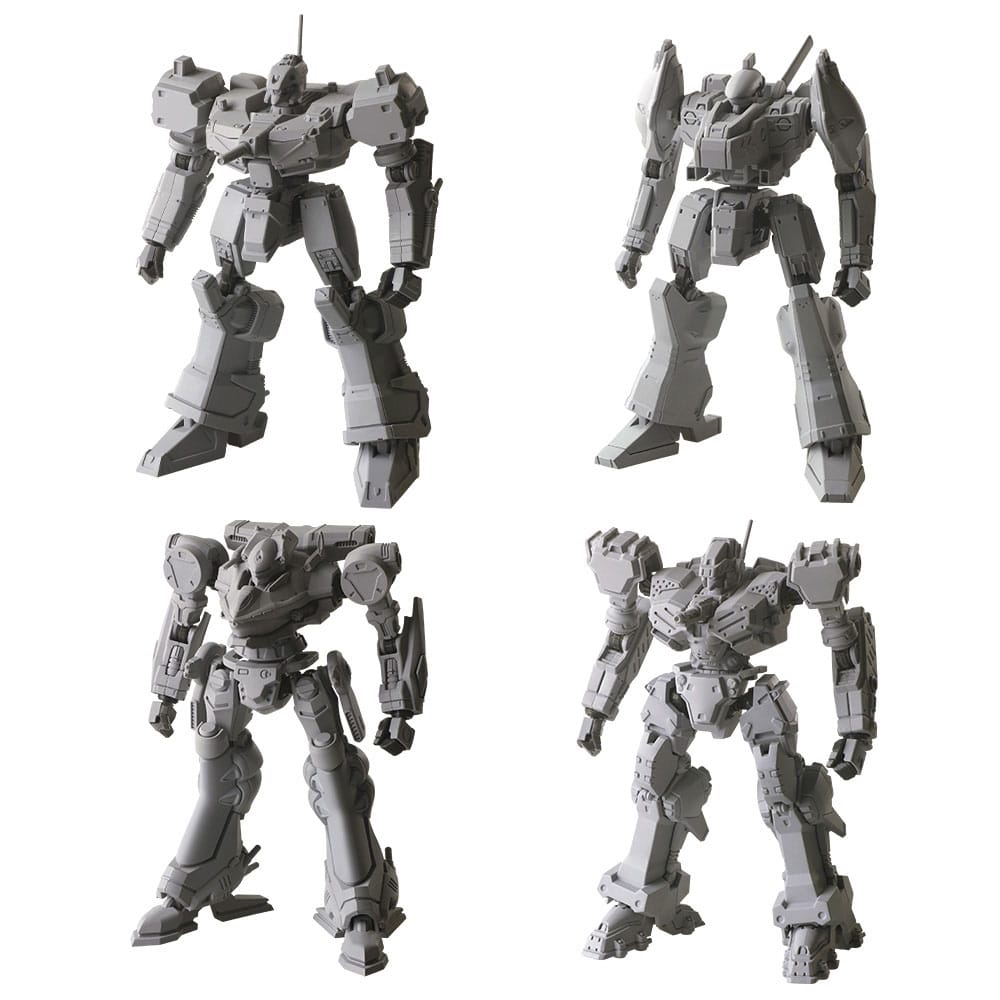 Armored Core Structure Arts Plastic Model Kits 4-Pack Series 1 - Model Kit - Square-Enix - Hobby Figures UK