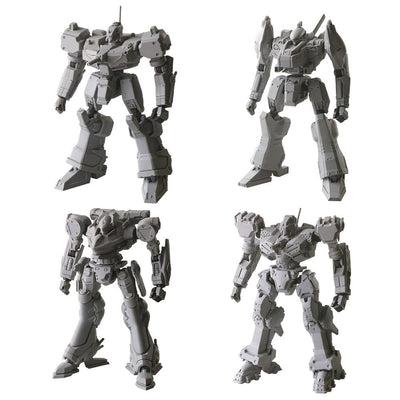 Armored Core Structure Arts Plastic Model Kits 4-Pack Series 1 - Model Kit - Square-Enix - Hobby Figures UK