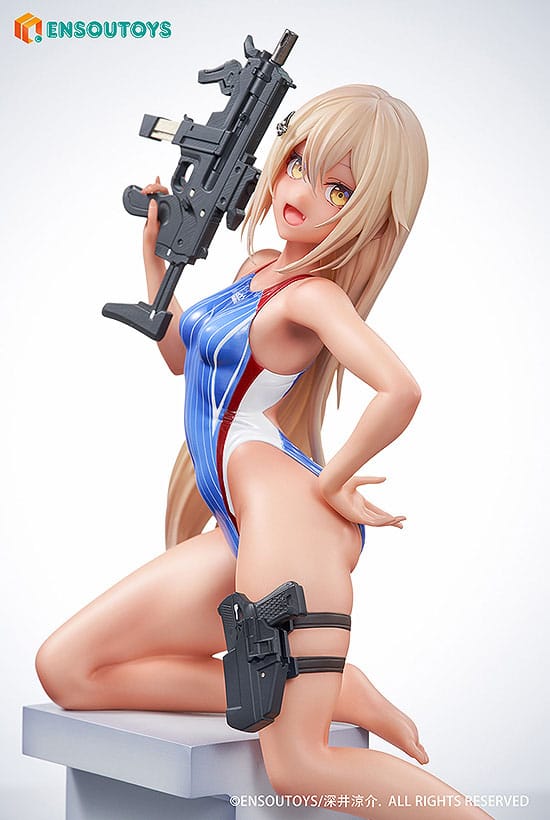 Arms Note Statue 1/7 Swim Team Kohai-chan 22cm - Scale Statue - Ensoutoys - Hobby Figures UK