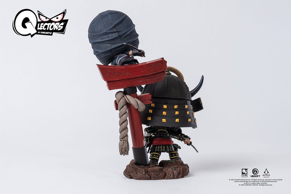 Assassin´s Creed Shadows Qlectors PVC Statue Naoe & Yasuke 15cm - Scale Statue - Pure Arts - Hobby Figures UK