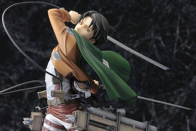 Attack on Titan ARTFXJ Statue 1/8 Levi Renewal Package Ver. 28cm - Scale Statue - Kotobukiya - Hobby Figures UK