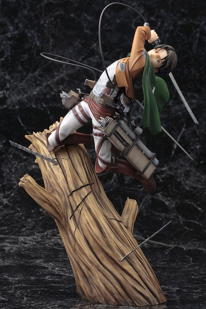 Attack on Titan ARTFXJ Statue 1/8 Levi Renewal Package Ver. 28cm - Scale Statue - Kotobukiya - Hobby Figures UK