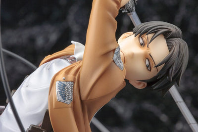 Attack on Titan ARTFXJ Statue 1/8 Levi Renewal Package Ver. 28cm - Scale Statue - Kotobukiya - Hobby Figures UK