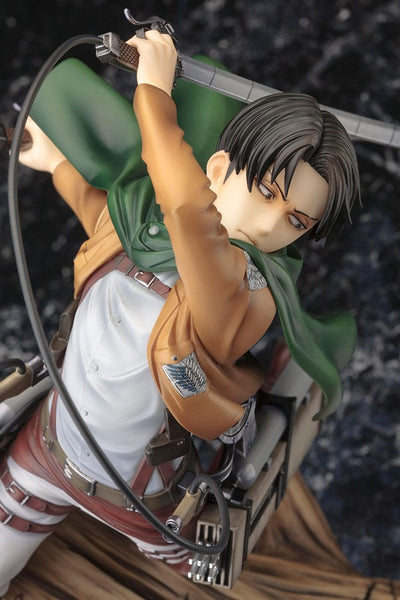 Attack on Titan ARTFXJ Statue 1/8 Levi Renewal Package Ver. 28cm - Scale Statue - Kotobukiya - Hobby Figures UK