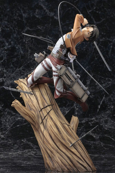 Attack on Titan ARTFXJ Statue 1/8 Levi Renewal Package Ver. 28cm - Scale Statue - Kotobukiya - Hobby Figures UK