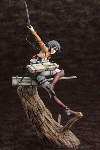 Attack on Titan ARTFXJ Statue 1/8 Mikasa Ackerman Renewal Package Ver. 35cm - Scale Statue - Kotobukiya - Hobby Figures UK