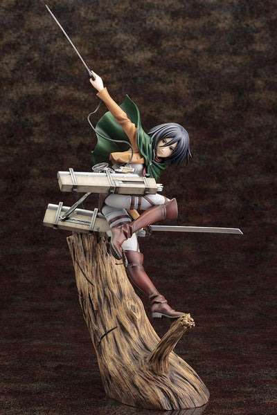 Attack on Titan ARTFXJ Statue 1/8 Mikasa Ackerman Renewal Package Ver. 35cm - Scale Statue - Kotobukiya - Hobby Figures UK