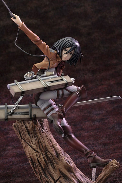 Attack on Titan ARTFXJ Statue 1/8 Mikasa Ackerman Renewal Package Ver. 35cm - Scale Statue - Kotobukiya - Hobby Figures UK