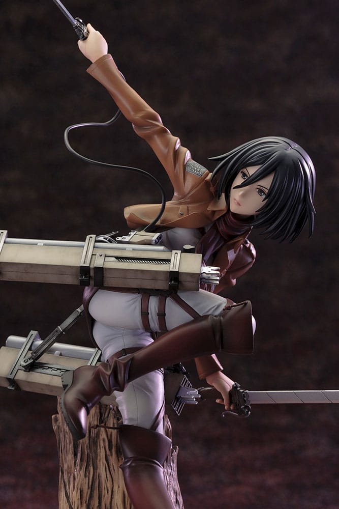 Attack on Titan ARTFXJ Statue 1/8 Mikasa Ackerman Renewal Package Ver. 35cm - Scale Statue - Kotobukiya - Hobby Figures UK