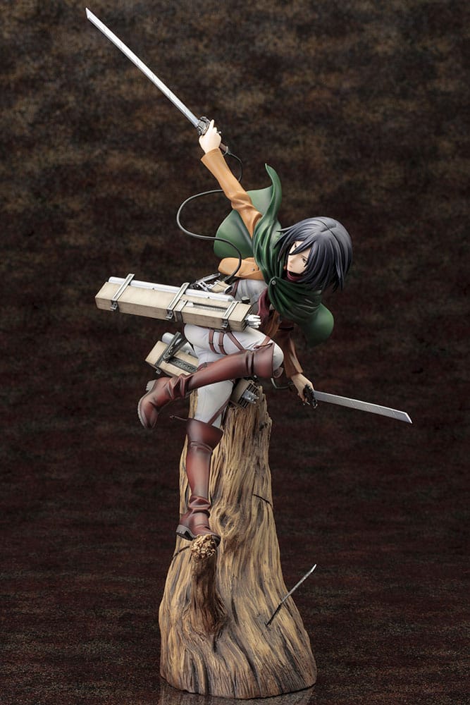 Attack on Titan ARTFXJ Statue 1/8 Mikasa Ackerman Renewal Package Ver. 35cm - Scale Statue - Kotobukiya - Hobby Figures UK