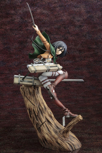 Attack on Titan ARTFXJ Statue 1/8 Mikasa Ackerman Renewal Package Ver. 35cm - Scale Statue - Kotobukiya - Hobby Figures UK