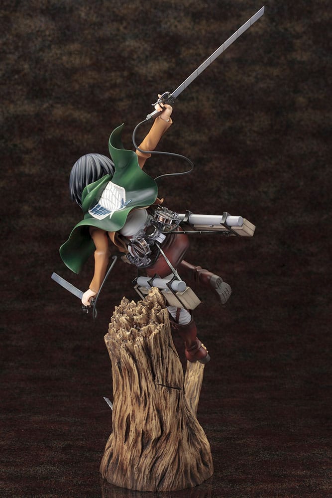 Attack on Titan ARTFXJ Statue 1/8 Mikasa Ackerman Renewal Package Ver. 35cm - Scale Statue - Kotobukiya - Hobby Figures UK