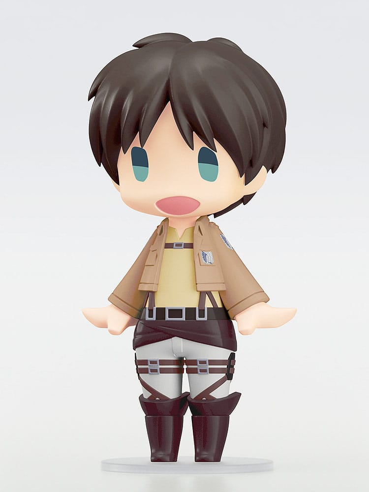 Attack on Titan HELLO! GOOD SMILE Action Figure Eren Yeager 10cm - Action Figures - Good Smile Company - Hobby Figures UK