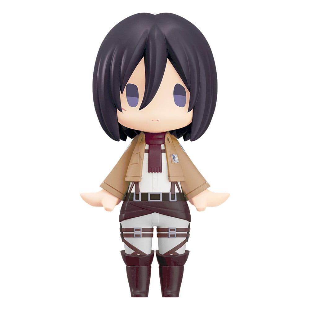 Attack on Titan HELLO! GOOD SMILE Action Figure Mikasa Ackerman 10cm ...