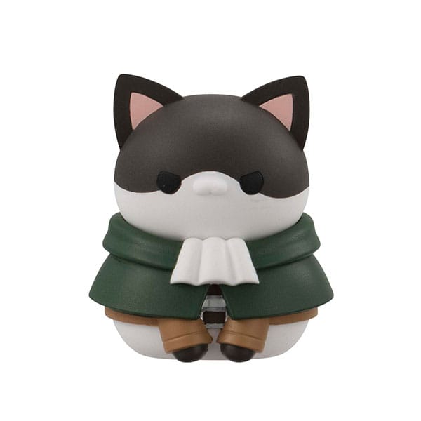 Attack on Titan Mega Cat Project Trading Figure 8-Pack Attack on Tinyan Gathering Scout Regiment danyan! 3cm - Mini Figures - Megahouse - Hobby Figures UK