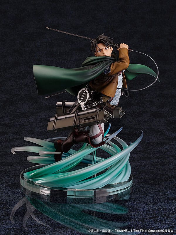 Attack on Titan PVC Statue 1/6 Humanity's Strongest Soldier Levi 23cm - Scale Statue - Pony Canyon - Hobby Figures UK