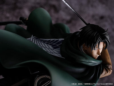 Attack on Titan PVC Statue 1/6 Humanity's Strongest Soldier Levi 23cm - Scale Statue - Pony Canyon - Hobby Figures UK