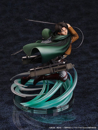 Attack on Titan PVC Statue 1/6 Humanity's Strongest Soldier Levi 23cm - Scale Statue - Pony Canyon - Hobby Figures UK