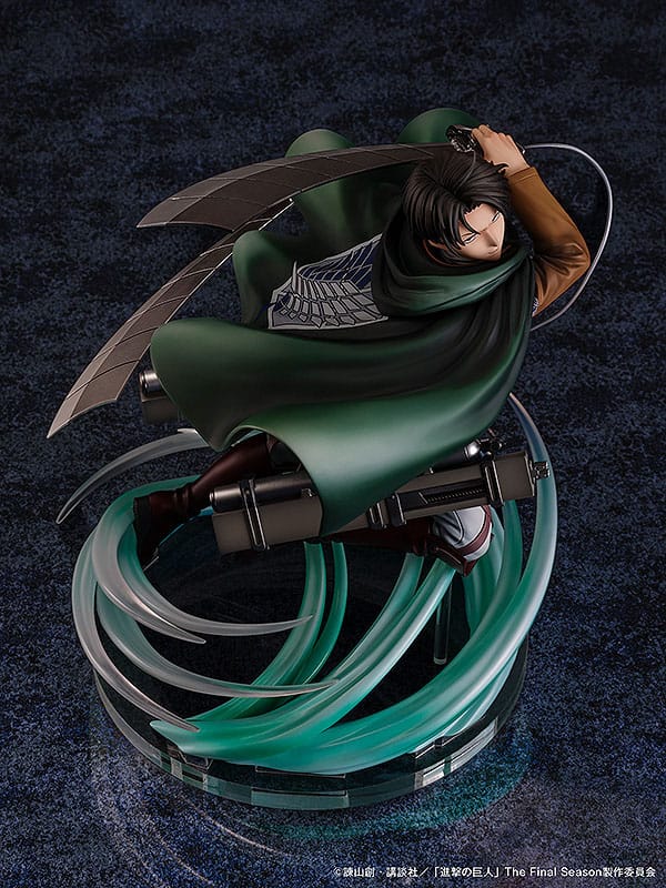 Attack on Titan PVC Statue 1/6 Humanity's Strongest Soldier Levi 23cm - Scale Statue - Pony Canyon - Hobby Figures UK